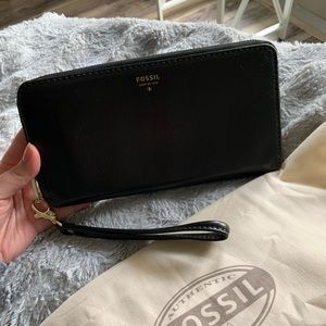 Fossil wallet- black